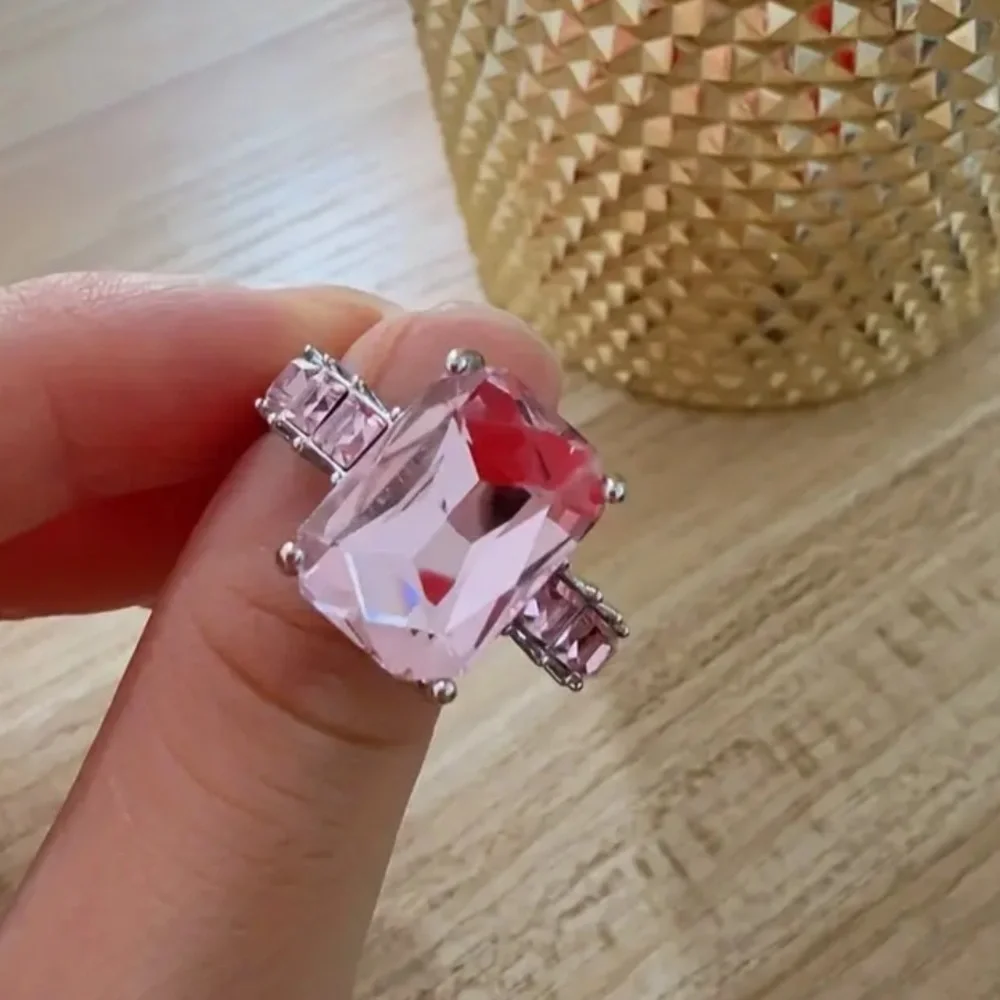 Elegant Pink Gemstone Ring